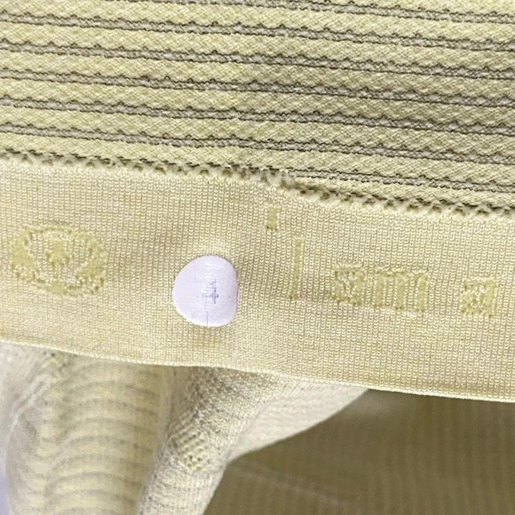 LULULEMON Yellow Swiftly Tech Racerback Tank Top Full  Length Size 4 - Picture 7 of 9